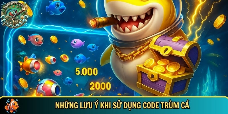 Những điều cần lưu tâm khi sử dụng code trùm cá